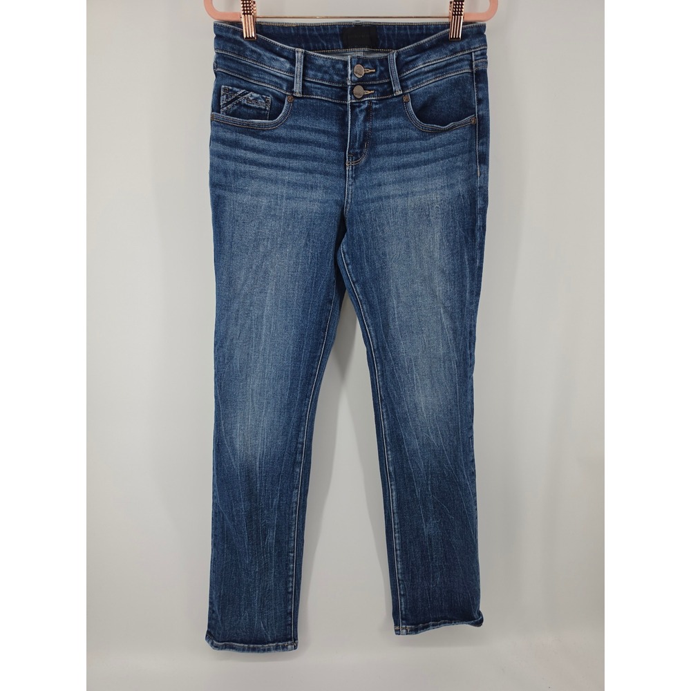 Buckle Black Fit No. 53 Straight Leg Jeans Medium Wash Blue 28x32